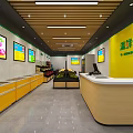 Fresh Fruit Store Interior With Assorted Fresh Fruits On Display Shelves And Neat Layout