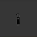 Sleek Metal Pistol With Black Grip And Silver Body Design Details