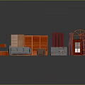Modern Entryway Cabinet and Sideboard with Spacious Storage Drawers and Display Shelves