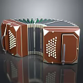 Accordion Cartoon Accordion Animation Accordion Ancient Accordion Barrel Classical Musical Instruments Organ 3d model