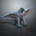 Eagle Large Eagle Owl Raptor Falcon Bird Bird Bird Animal Game Animal 3d model