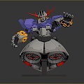 Mecha Warrior Mecha Soldier Machine Armor Mechanical Armor 3d model