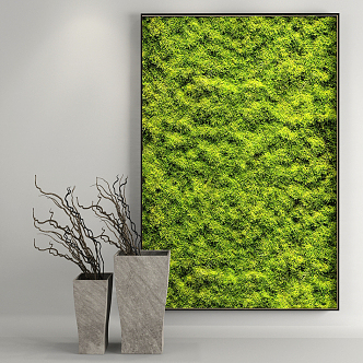 Plant wall 3d model