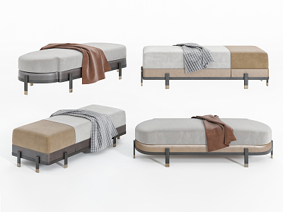 Modern sofa stool sofa stool combination model