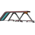 modern bus platform 3d model