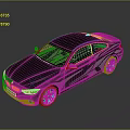 Black Modern Coupe Car With Sleek Aerodynamic Lines And Alloy Wheels