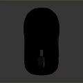 Black Perforated Gaming Mouse With RGB Lighting And Colorful LED Effects