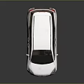 White Modern MPV With Sleek Body Sliding Doors And Silver Wheels For Family Use