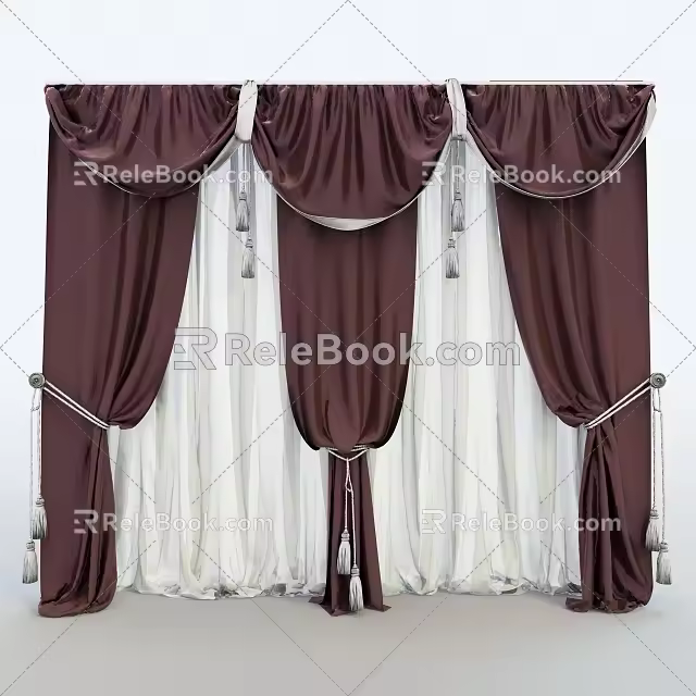 Curtains 3d model