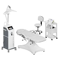 Professional Medical Devices Including Treatment Bed Facial Jet Peel Machine Mobile Trolley And Lamp