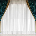 Modern curtains 3d model