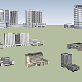 Modern Architectural Models Showcasing Various Urban Building Designs And Structures