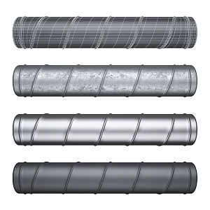 Modern Component Hardware Elbow 3d model