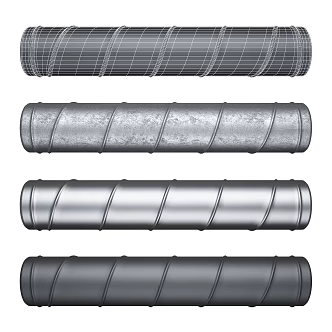 Modern Component Hardware Elbow 3d model