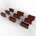 Dark Brown Wooden Conference Tables With Various Styles For Office Use