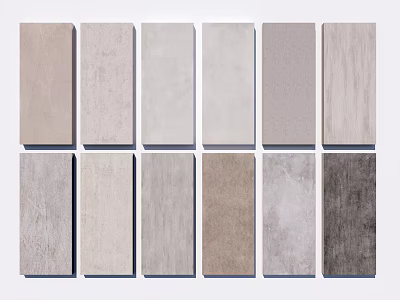 Diverse Wainscoting Panels with Multiple Color and Texture Options for Interior Design 3d model