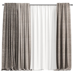 Curtains 3d model