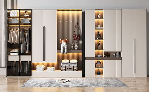 Modern wardrobe 3d model