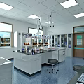 Modern Laboratory 3d model