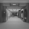 Modern Clothing Store Interior With Open Layout And Hanging Clothes