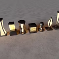Modern Outdoor Lights With Various Stylish Designs Different Shapes And Warm Illumination