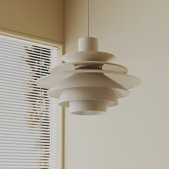 Modern chandelier 3d model