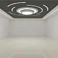 Modern modeling lamp technology sense ceiling 3d model