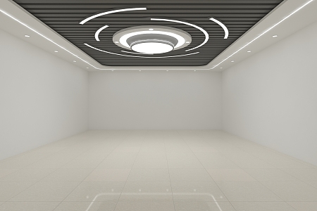 Modern modeling lamp technology sense ceiling 3d model