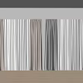 Various Neutral Toned Curtains In Beige White Gray With Pleated Design For Home Interiors