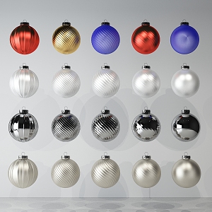 Modern Lantern Christmas Ball 3d model