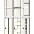 Modern Flush Doors With Diverse Panel Patterns And Sleek Design Elements