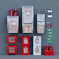 Essential Fire Safety Equipment Collection Including Extinguishers Hydrants And Alarm Panels