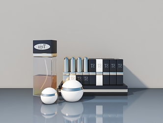 Perfume cosmetics sketch 3d model