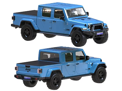 Jeep Gladiator Jeep Jeep Car SUV Pickup Truck 3d model