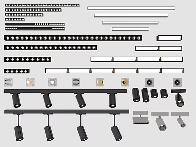 Modern Spotlight Downlight Spotlight 3d model