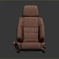 Elegant Red Leather Modern Chair With Comfortable Cushion And Ergonomic Backrest