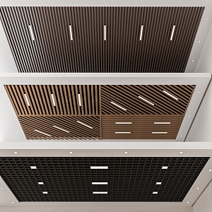 Ceiling Grille Ceiling Aluminum Square Ceiling Square Ceiling 3d model