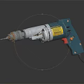 Blue Corded Electric Drill With Powerful Motor And Ergonomic Design For DIY Projects