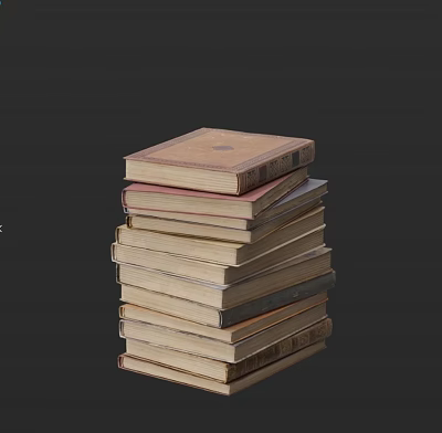 Modern Books 3d model