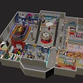 Colorful Spacious Commercial Mall Indoor Children Playground Layout Design With Multiple Fun Amusement Facilities