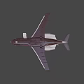 Private Jet With White Exterior Dark Tail Wing Open Door And Boarding Stairs On Ground