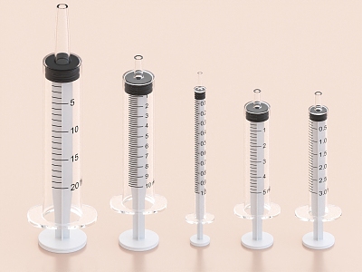 Syringe Medical Devices 3d model