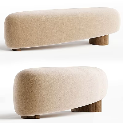 modern sofa stool bed end stool 3d model modern sofa stool bed end stool 3d model