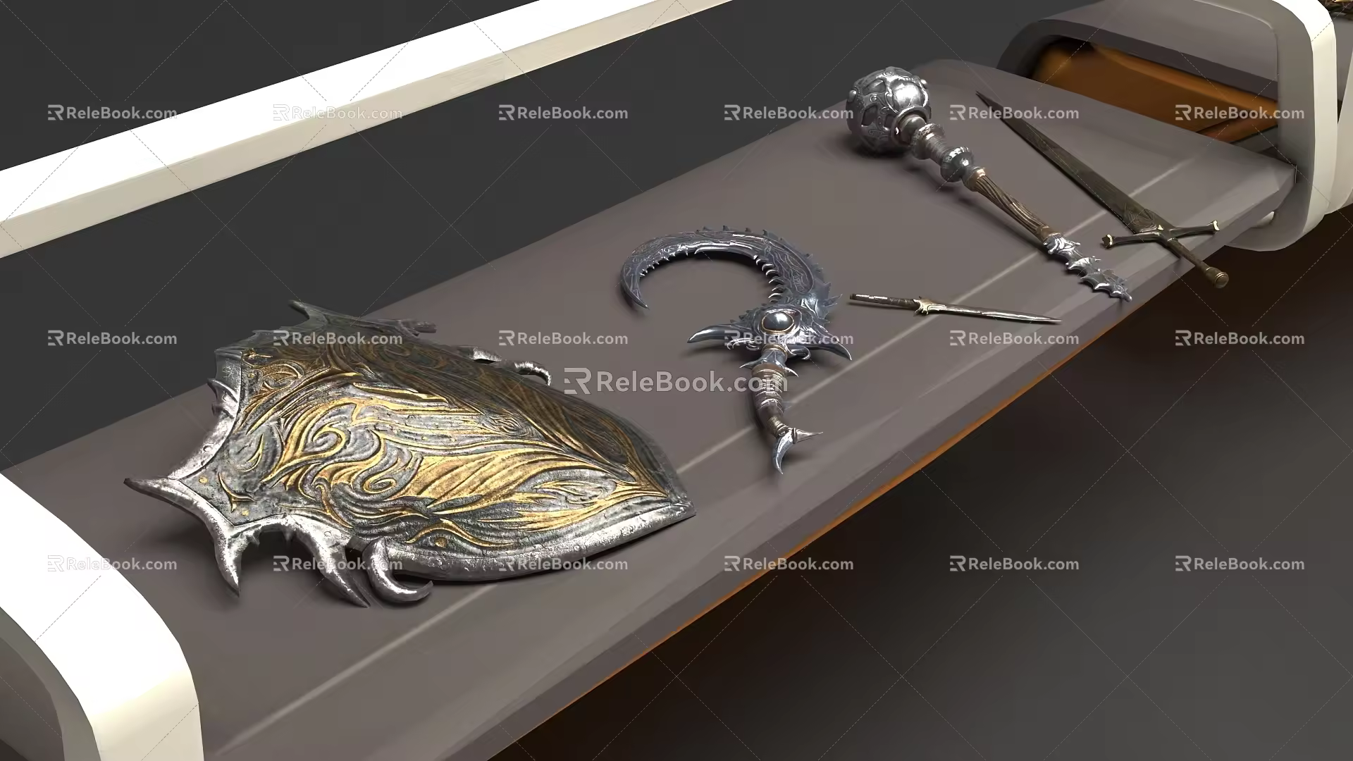 Medieval Weapons 3d model