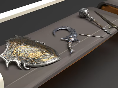 Medieval Weapons 3d model