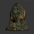 Detailed Brass Beaver Sculpture With Textured Base And Realistic Features