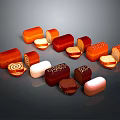 Assorted Bread Variety With Different Shapes Colors Sliced Pieces And Whole Loaves