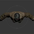 Man Wearing Brown Coat Scarf Brown Pants And Boots 3D Character