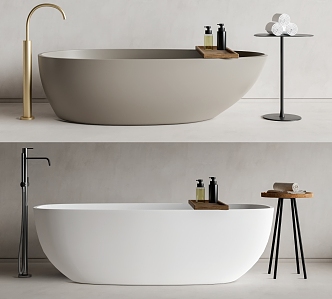 Modern Bathtub Combo 3d model