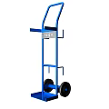 Durable Blue Industrial Hand Truck With Wheels Handle And Layered Structure